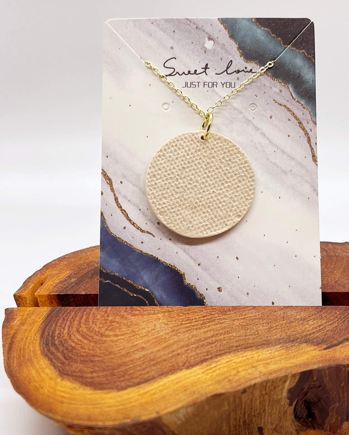 Necklace with Golden Accents - GOLDEN & GREEN SAGUARO CHARM